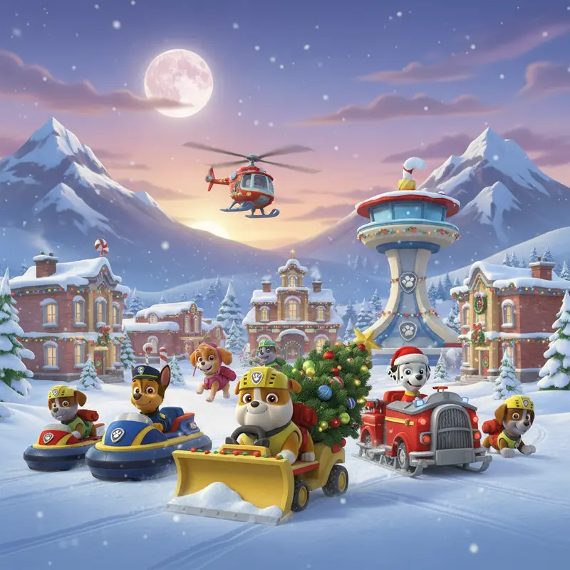 Families enjoy ‘Paw Patrol Christmas’, making it a new holiday tradition.